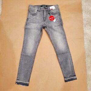 Express Women's Gray Ankle Legging Mid Rise Denim Size 2S